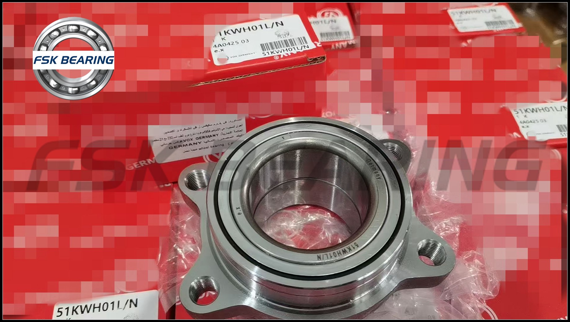 Gcr15 Chrome Steel 51KWH01L/N Wheel Hub Bearing Automotive Spare Parts China Manufacturer