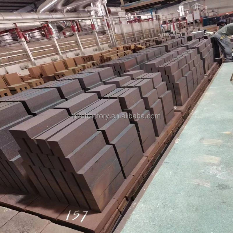 Welding Refractory Bricks for AOD Furnace Magnesite Chrome Brick Welding Processing Service 0% SiC Content