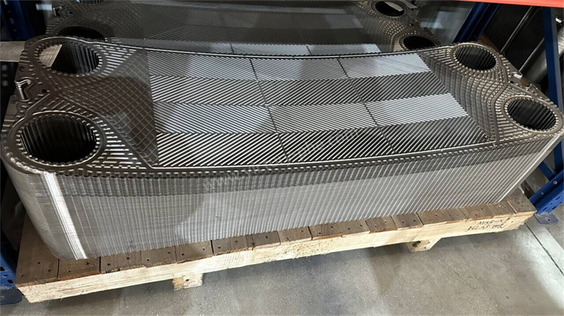 GEA Gasketed Plate Heat Exchanger Plate Herringbone Pattern SGS