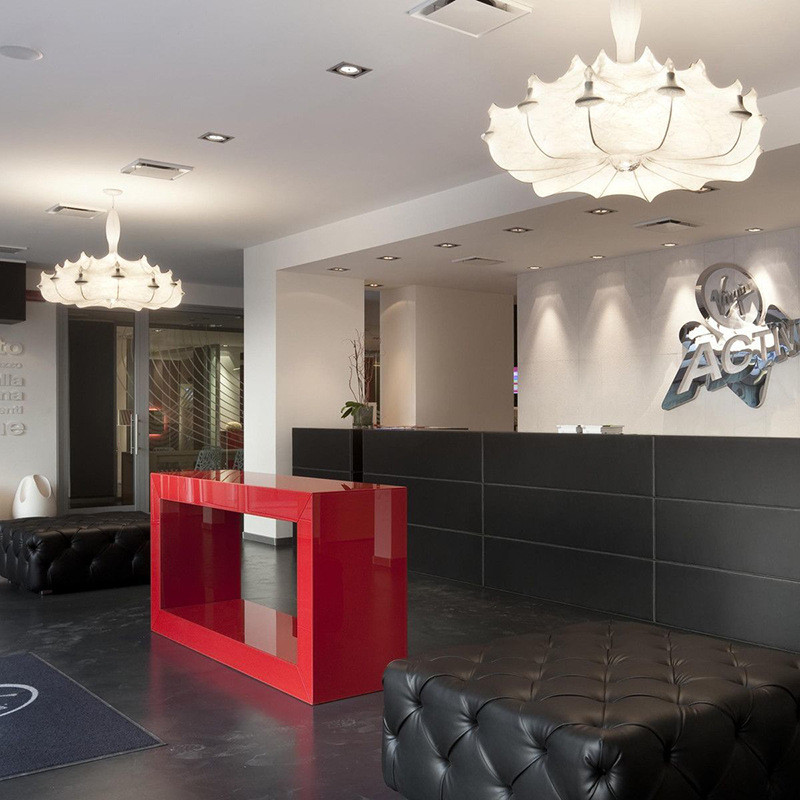 Postmodern Silk Chandelier For Living Room Bedroom Dining Room Zeppelin Chandelier(WH-MI-348)