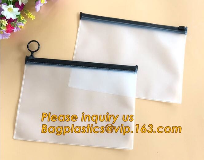 Plastic Bag OEM Custom PVC Loop Handle Image Printed Plastic Shopping Bag,Promotional Clear Waterproof Plastic Cosmetic