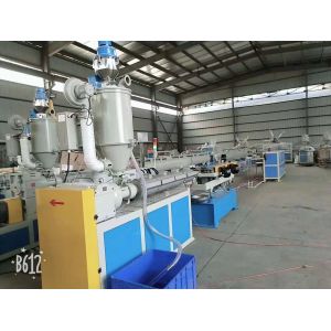 200 Kg/H Output PVC Single Wall Corrugated Pipe Extrusion Line Machine for