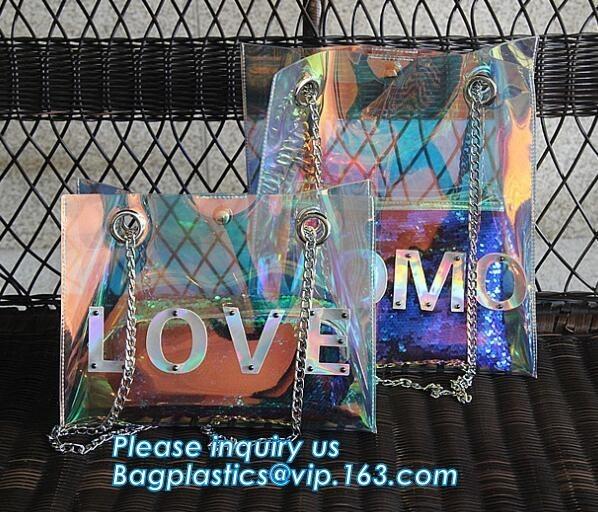 Crossbody Shoulder Messenger Bags Clear PVC Crossbody Bag Waterproof, Shoulder