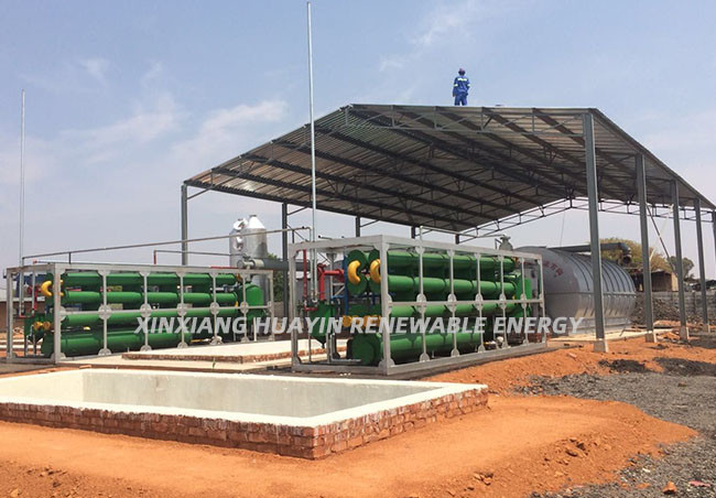 Industrial Scale Waste Tire Recycling Plant In India Batch Type
