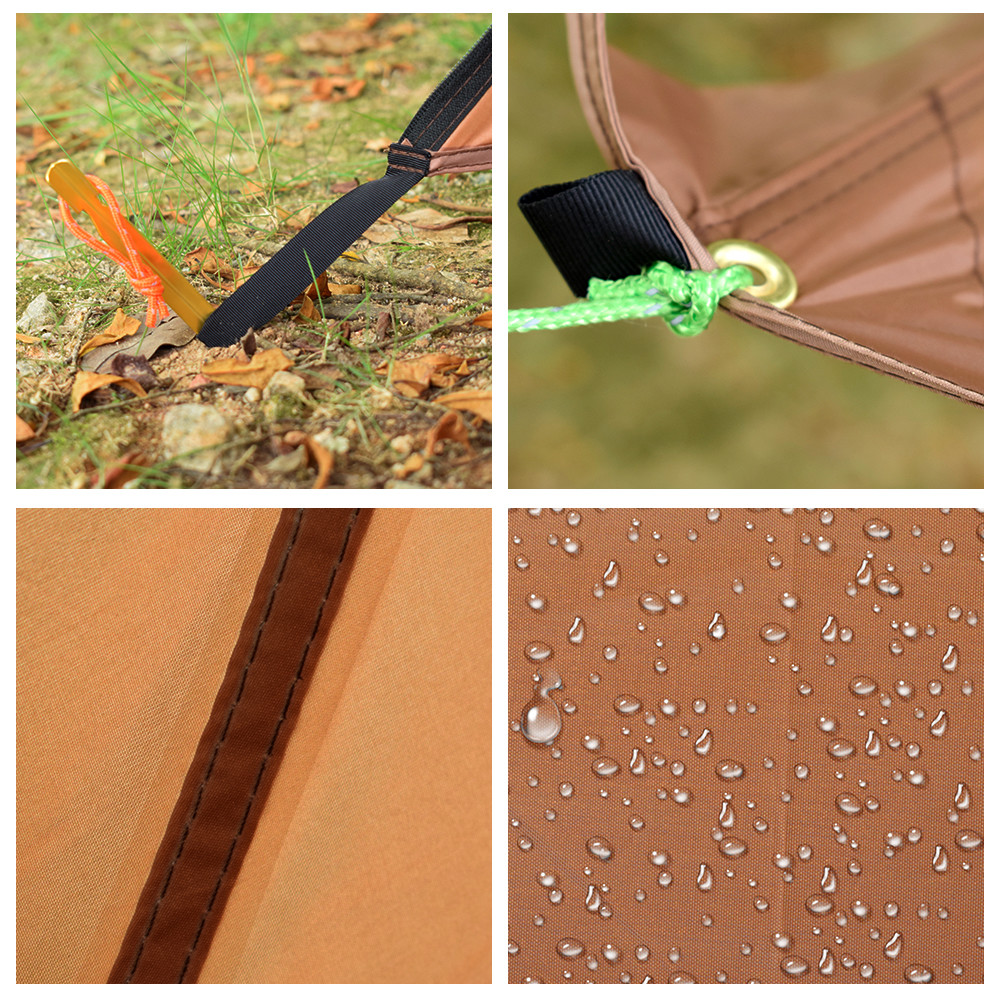 Breathable Lightweight 2 Man 1.53kg Survival Gear Tent