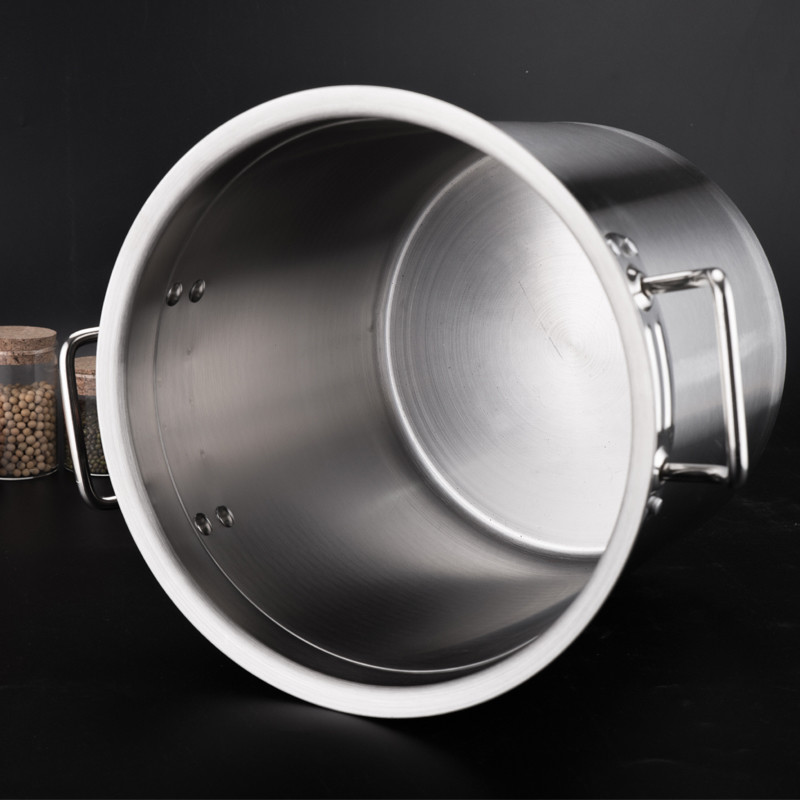 Stainless Steel Insulated Hot Cooking Pot With Compound Bottom For Induction Cooker