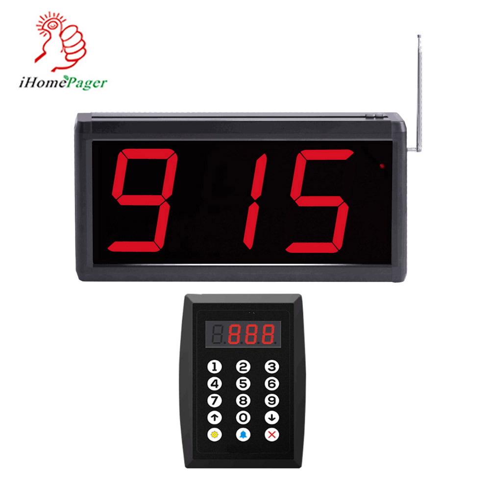 3 digits big size simple queue number calling system