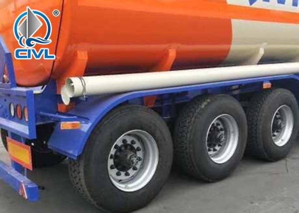 Sinotruk 40M3 3 Axles 2 Apartments Large Capacity Diesel Trailer Semi Truck /