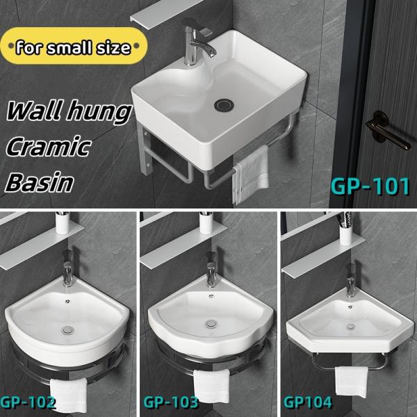 factory price bathroom wall hung basin small size sanitary ware commode hand