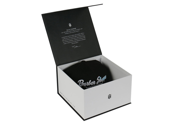 Black Hat Pantone Color 900GSM CMYK Magnetic Storage Box