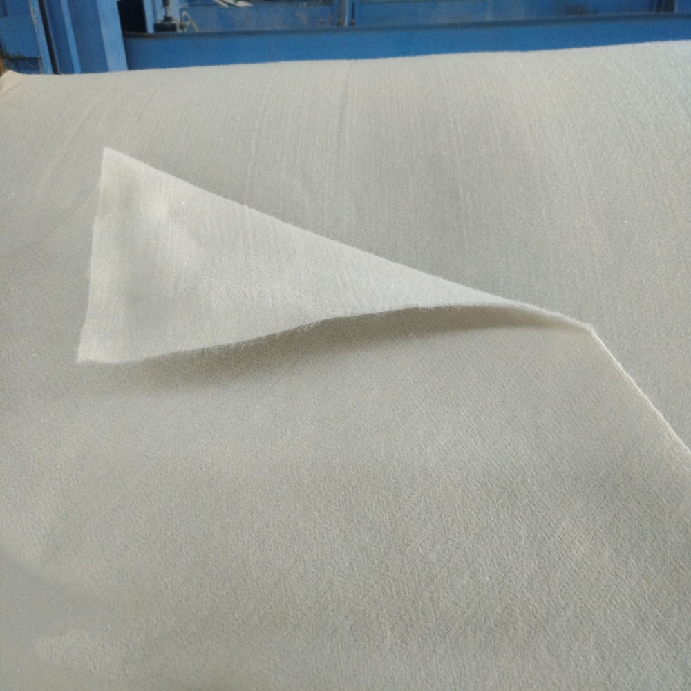 Non Woven Geotextile for Road Construction and Dam Project White Colo