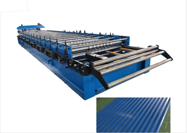 High Strength Ppal Roof Tile Roll Forming Machine Multi Color Metal Making