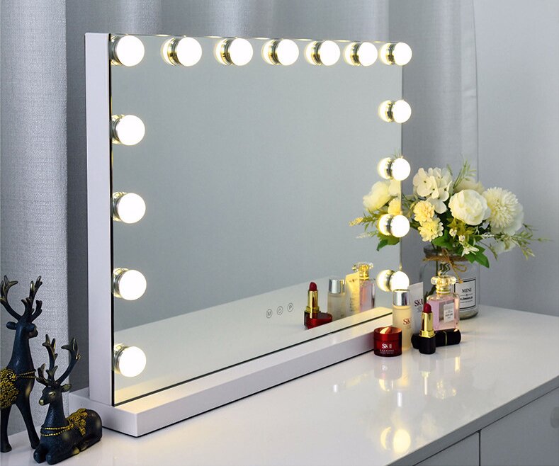 Shatterproof Hollywood Light Up Makeup Mirror Vanity Wall Mounted