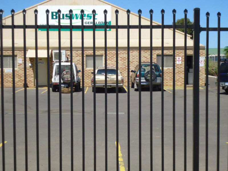 2.1m(H)*2.4m(W) Spear Tubular Garrison Australia Steel Fence(Factory)