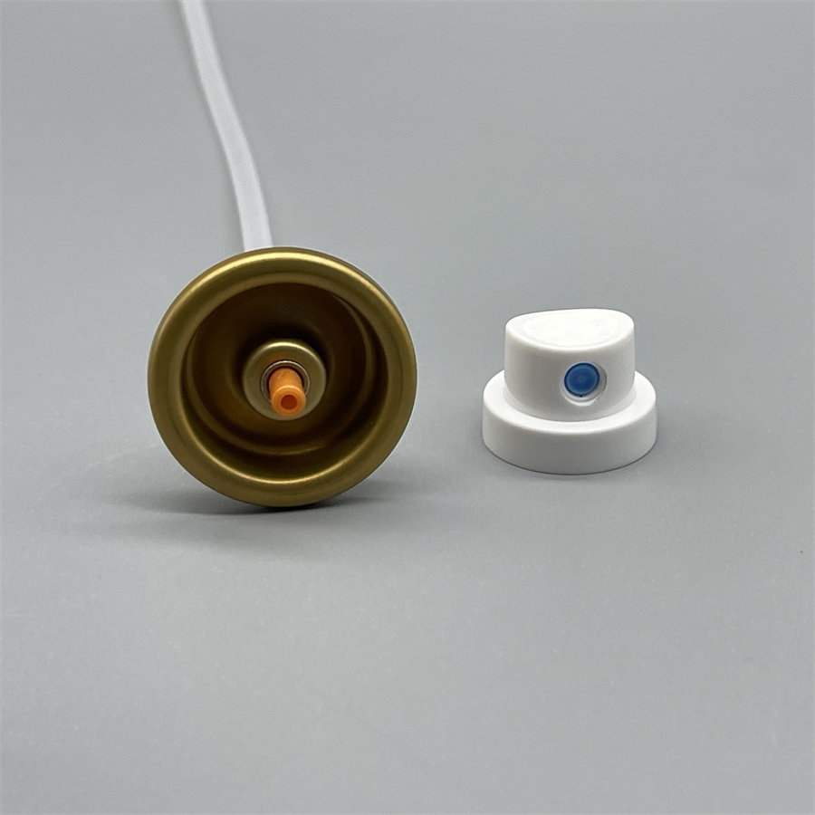 Air Freshener Spray Valve with Actuator Home & Commercial Air Freshening Solution with Leak-Proof Precision Design for Easy Spray Can Installation