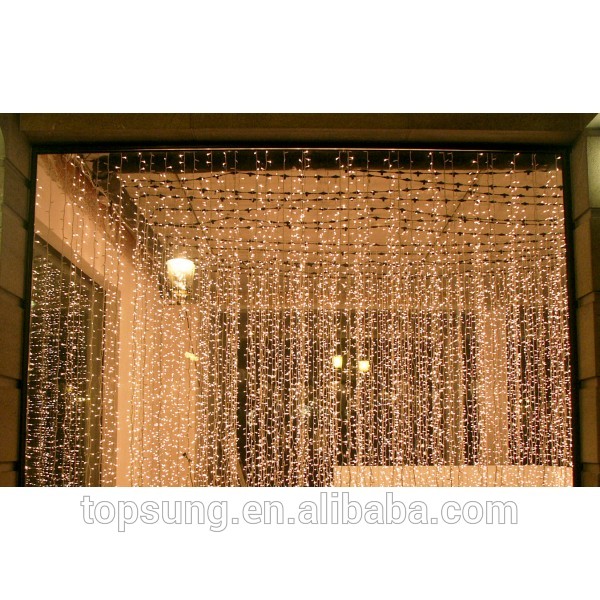 Super bright 110V christmas lights waterfall for buildings