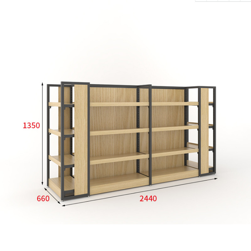 135cm Height Convenience Store Display Shelves 66cm width 89cm leghth For Retail Store