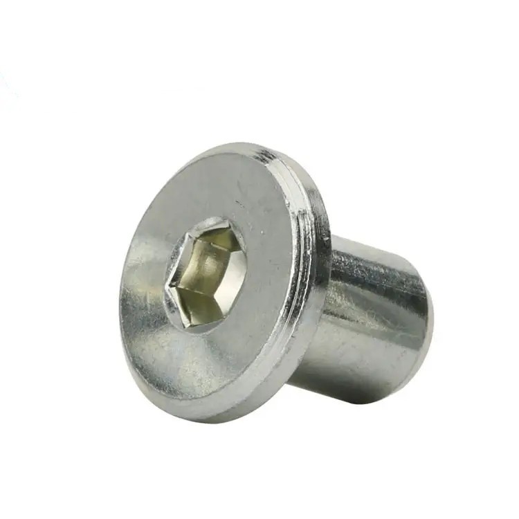 Hex Head Nuts M8 M10 Nickel Plated Flat Head Hex Socket Nut Stainless Steel Nuts