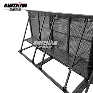 China Steel Q235 Concert Mojo Crowd Control Barricade Folding on sale