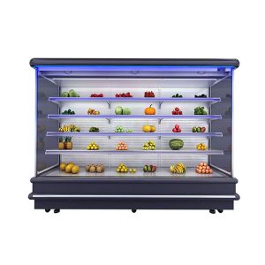 European Style Multideck Open Chiller R404a 2831L Vegetable Display Freezer