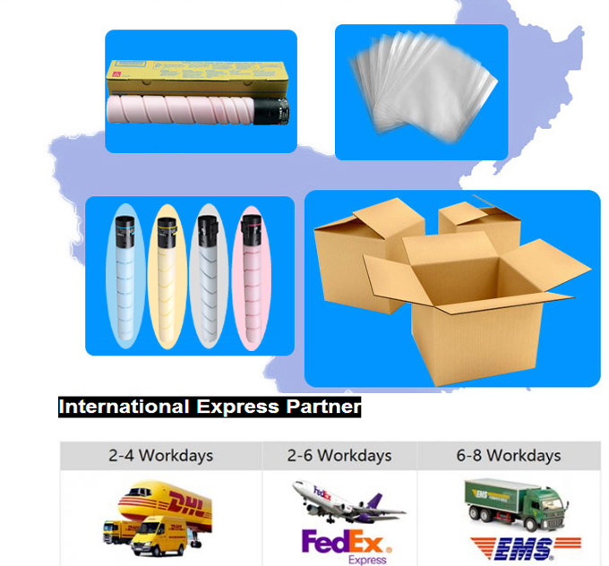 Konica Minolta TN324 Full Original Toner Set of 4 CMYK Bizhub C368 C308