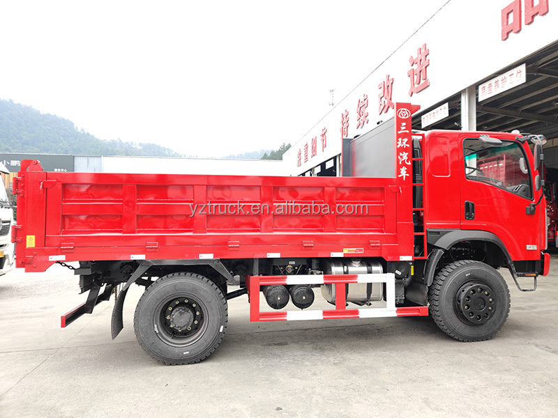 190hp Dongfeng Cargo Truck and 5 Ton Volume Sand Tipper Truck for Engineering Transport