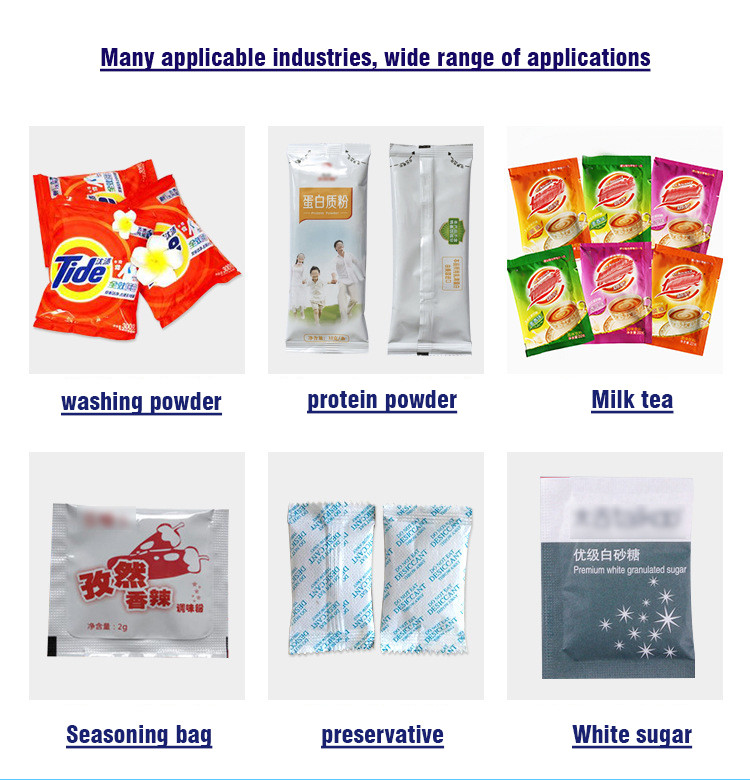 Automatic Vertical Straight Screw Powder Packaging Machine With Sealed Chamber
