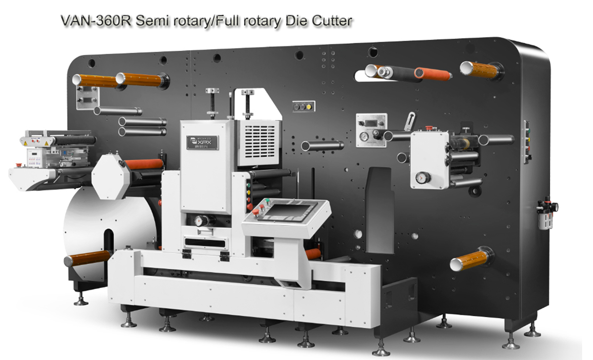 30KW Sticker Label Die Cutting Machine Intermittent Semi Rotary Label Die Cutter