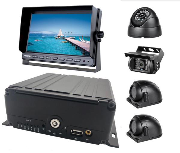Mobile DVR System 4 Channel 1080P H.265 HDD AHD Vehicle Car DVR Video Recorder