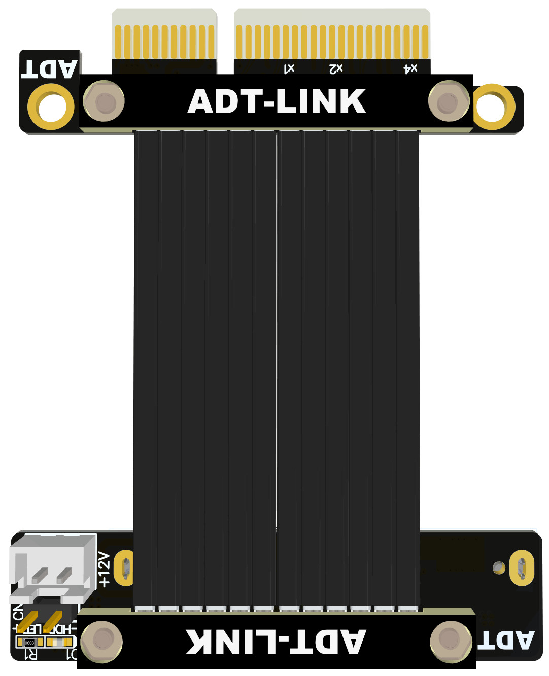 ADT Link 1.4mm PCIe Extension Cable 4.0X4 To U.2 SFF-8639 SSD Extender