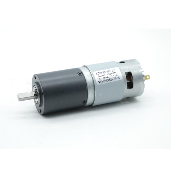 Low Noise NEMA 17 24V DC Brush Gear Motor 42mm With Gearbox 1:36 138Rpm 0.75A