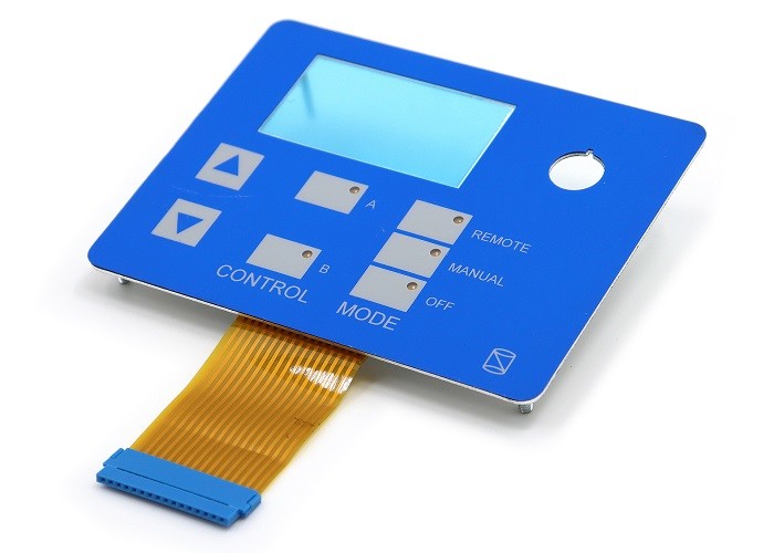 LGF Backlighting Capacitive Membrane Switches IP67 Waterproof With AL Backer
