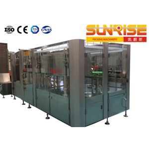 10000 Bottles / Hrs Juice Glass Packing Machine Automatic
