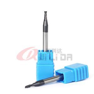  1/8&quot; 1/16&quot; 2mm Solid Carbide End Mill 2 Flute Side Milling Cutter General Purpose HRC50 Manufactures
