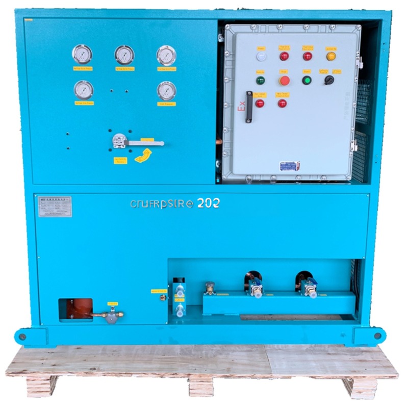 ac refrigerant recovery vapor pump explosion proof ISO tank recovery charging machine gas charging equipment
