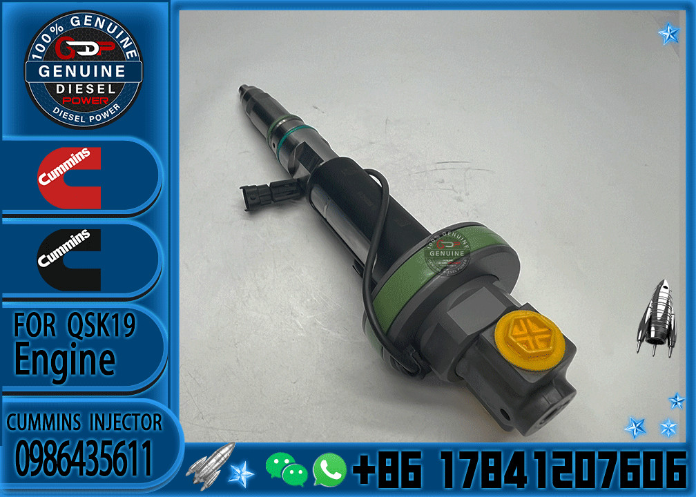 Fuel Injector 0986435616 0986435905 0986435612 0986435611 For QSK19 QSK38 QSK50 QSK60 Engine
