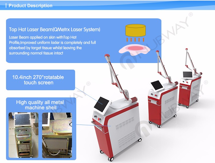 2017 Newest !! high quality Q switch nd yag laser for wrinkles removal machine , skin rejuvenation tattoo removal beauty
