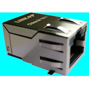  RJSL-002TC1 SMT RJ45 Connector LPJ19406AGNL Single Port With 10 / 100 Magnetic Manufactures