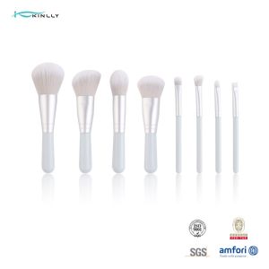 China 8pcs Mini Size Makeup Brushes Small MQO Short Handle Kit With Soft Synthetic Bristles on sale
