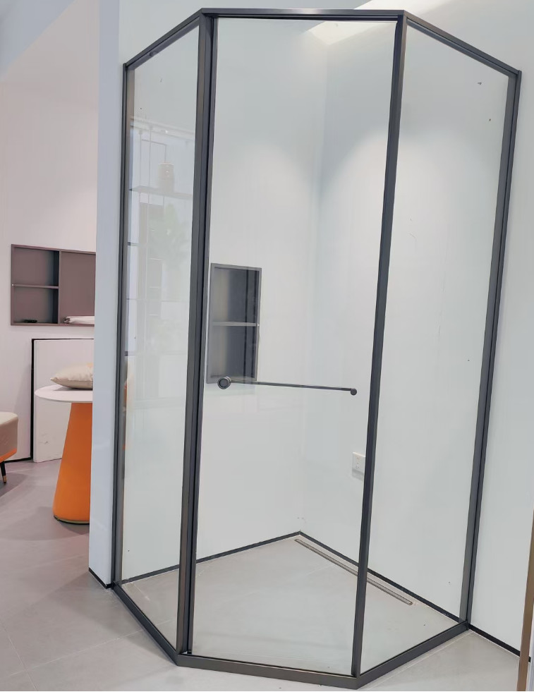 Shower room glass door side sliding door wheels