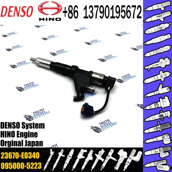 For Hi-no E13C Common Rail De-nso Common Rail Diesel Fuel Injector Diesel 095000