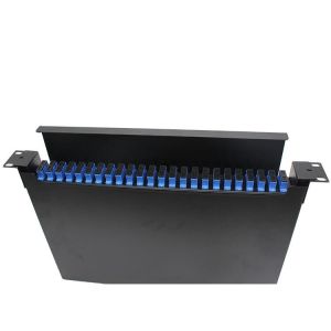 Drawer Type Fiber Optic Termination Panel Box 48 Core 1U Sliding