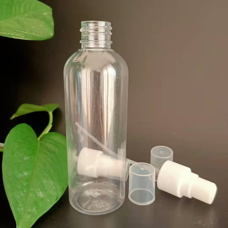 cosmetic 30ml 50ml 60ml 100ml 120ml round empty PET fine mist plastic spray bottle for perfume fine mist Sprayer Bottles