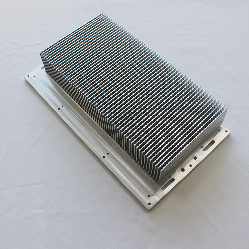 Al1050 Wave Aluminum Profile Heat Sink With Fins CNC Precision Machining