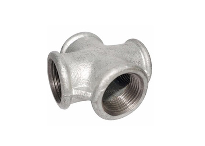 Butt Welded 180 Pipe Fitting Cross 1/8 Inch Iron Pipe Parts With Airtight Test