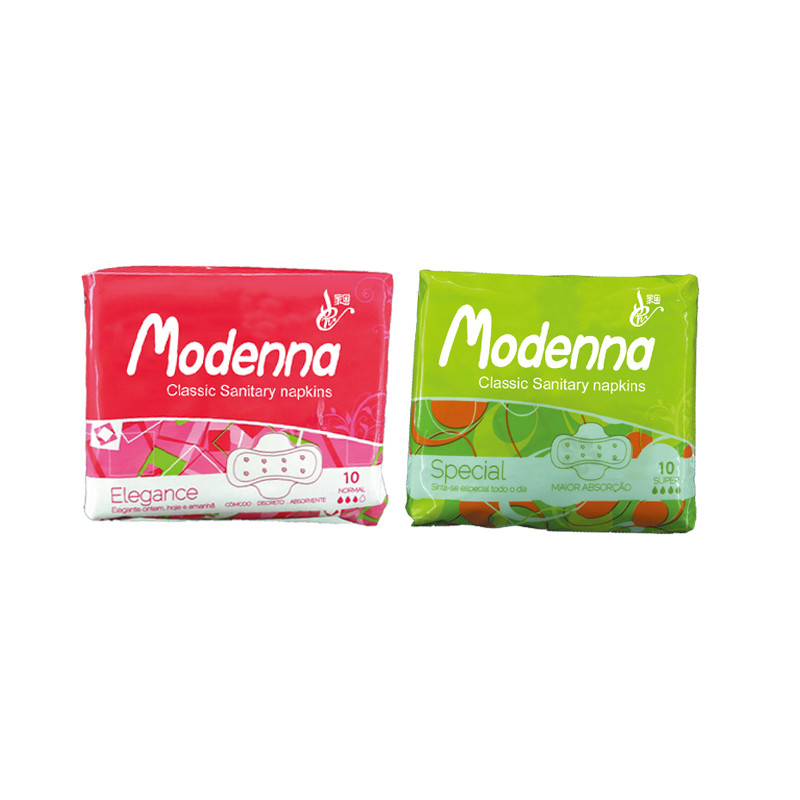Disposable Breathable Women Pads Feminine Sanitary Napkins 245mm For Day Use