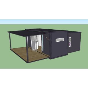 Spacious Living Expandable Container House , Prefabricated Mobile Homes