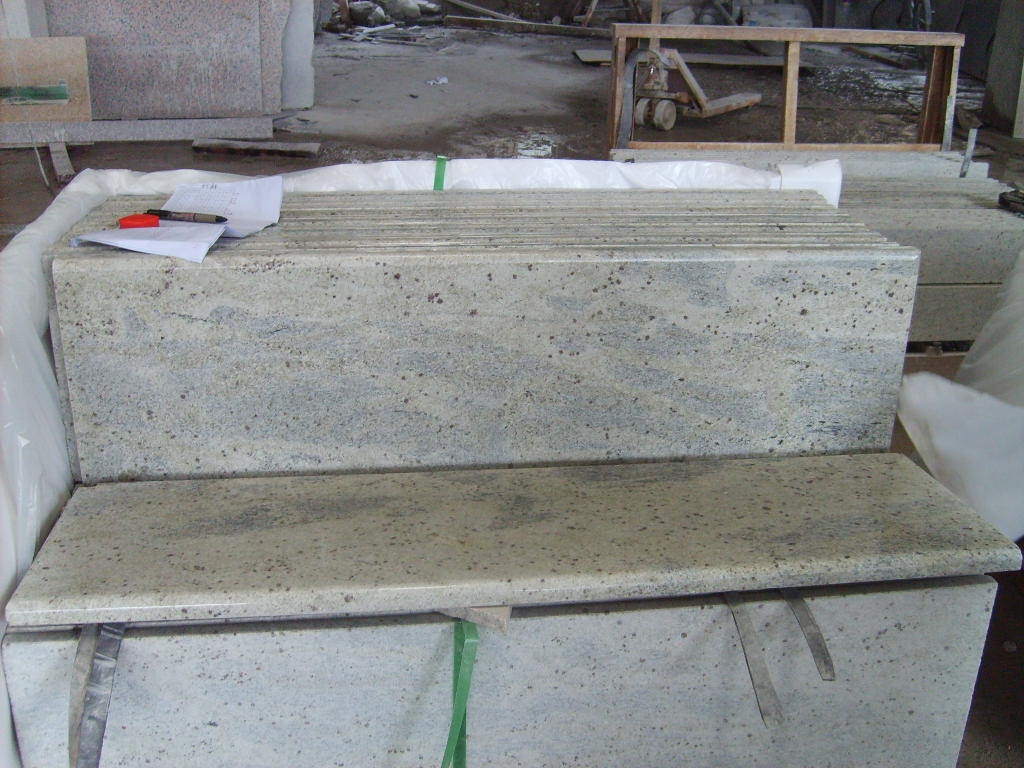 Polished Kashmir White Granite Stone Exterior And Interior Floor Tile At In India