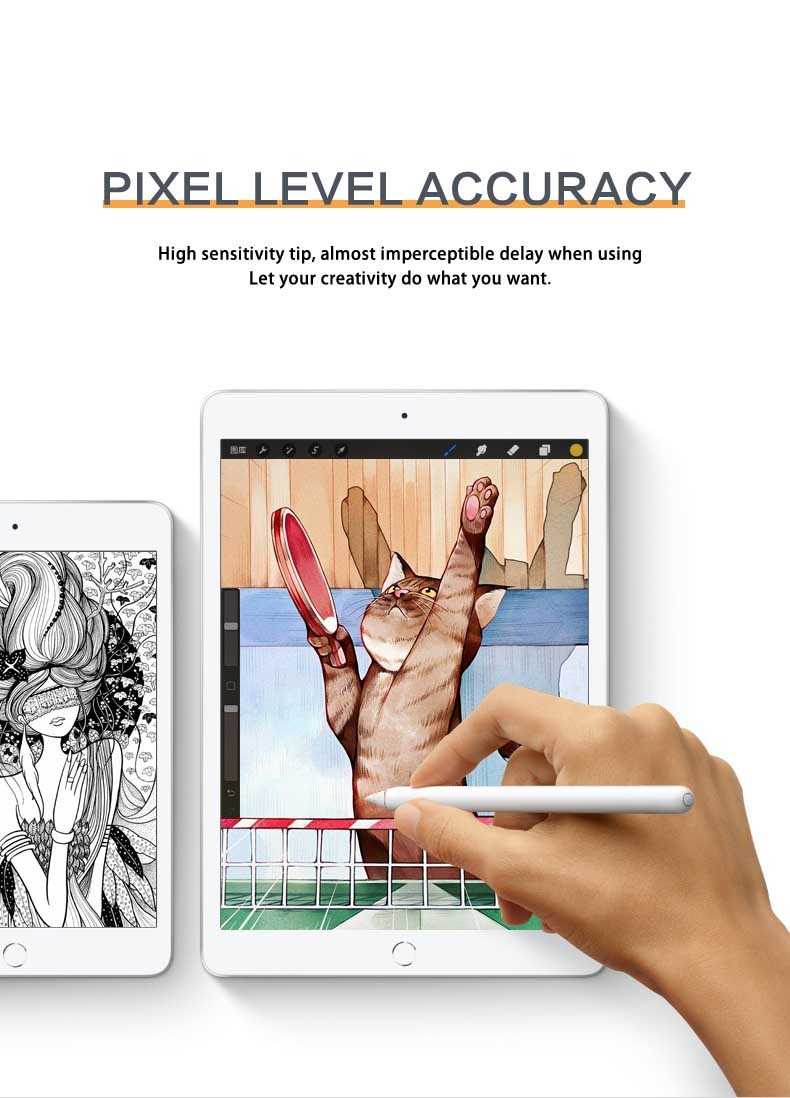 Universal Active Capacitive Pen Drawing Stylus For Ipad Tablet PC Smart Phone