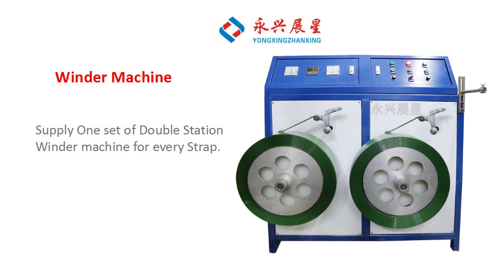 Single Screw Plastic Recycling Machinery 9mm PET Strap Extrusion Line